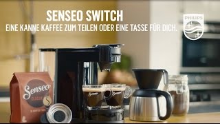 Senseo Switch 2in1 Kaffeemaschine ausführlicher Test [upl. by Johnnie]