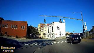 Norwich to Downtown Norwich connecticut sep15 2024 silentvideo [upl. by Nalor]