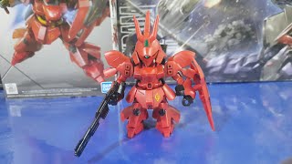 SDEX MSN04 Sazabi  Bandai Super Deformed Gundam ExStandard no 17  Stop Motion Build [upl. by Akihsar968]