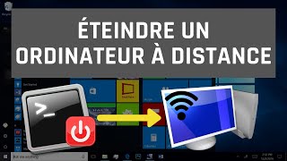 Comment éteindre un ordinateur à distance avec CMD [upl. by Seuqram630]