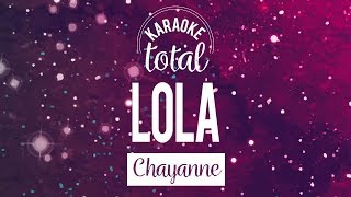 Lola  Chayanne  Karaoke con coros [upl. by Thill]