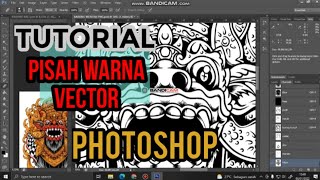 Pecah Warna Vector di Photoshop  Proses Pisah Warna Sablon Vector Sablon opekchannel [upl. by Brien]