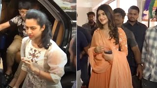 Sreeleela And Balakrishna Daughter Visits Bramaramba Theatre  MS Talkies [upl. by Assiled]