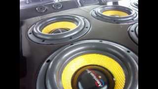 8 8 American Bass VFL subwoofers on Gold American Bass VFL amplifiers [upl. by Dulcinea94]