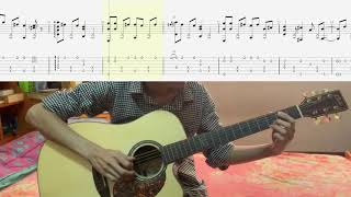 ဆွေးတယ်  ထူးအိမ်သင်  Sway Tal  Htoo Eain Thin  Fingerstyle Guitar Tab [upl. by Willumsen]