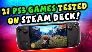 21 Most Popular PS3 Games Tested on the Steam Deck [upl. by Lerret]