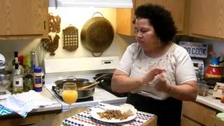 Machaca con Papas y Huevos Shredded Roast Beef Potatoes and Eggs Part 3 of 3 [upl. by Yodlem]