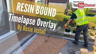 Resin Bound Driveway Overlay in Evening Rose Oldham [upl. by Rastus903]