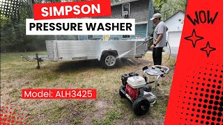 Simpson Aluminum ALH3425 Pressure Washer [upl. by Reinertson266]