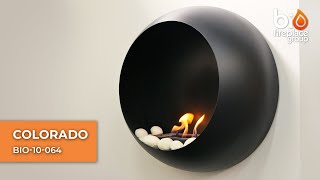 Wall Mounted Bioethanol Fireplace  Colorado [upl. by Onaimad]