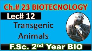 Transgenic animals I biotechnology I CH23 I Lec 12 I FSC Biology I Class 12 [upl. by Artamas901]