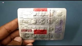 Cinod 20 Tablet  Cilnidipine Tablets Ip 20mg  Cinod 20mg Tablet  Cinod 20 Tablet Uses Side effect [upl. by Krueger]