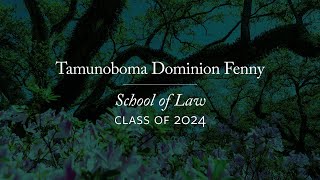 Tamunoboma Dominion Fenny Tulane University 2024 Commencement [upl. by Ardnaek]