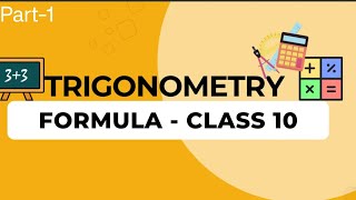 Trigonometry  Trigonometry Formulas 🔥 Trigonometry Class 10 [upl. by Sherm]