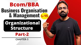 Organisational Structure part2  Types  Business Organisation and Management Lecture15 [upl. by Yllim]