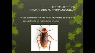 RINITIS ALERGICA TRATAMIENTO NO FARMACOLOGICO [upl. by Hametaf]