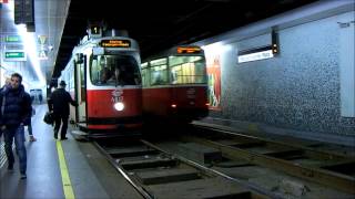 Tram tunnel in Vienna Wien  Wiener Linien  Str [upl. by Niamrahc]