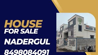 House for sale 150 Sq yards  loan available Nadergul Badangpet near to mainRoad 8886199964 [upl. by Odnalref]