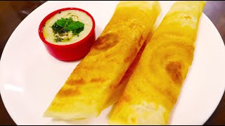 No Rice No Urad dal Instant dosa recipe  Crispy Dosa recipe  Instant Breakfast recipe  Dosa [upl. by Icyac]