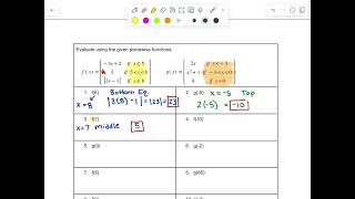 HA2 U1 Day 6 Piecewise Functions [upl. by Loreen]