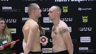 WAŻENIE RAFAŁ WOŁCZECKI vs PRZEMYSŁAW ZYŚK [upl. by Alboran]