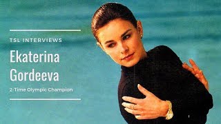 Ekaterina Gordeeva TSLs Interview with the 2X Olympic Champion GampG Екатерина Гордеева Интервью [upl. by Desimone232]