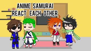 Anime Samurai React Each Other Read Descriptionanimemanga [upl. by Atsahs]