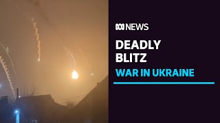 Forces in Kyiv shoot down enemy aircraft as Russia launches fresh strikes  ABC News [upl. by Ardnasil]