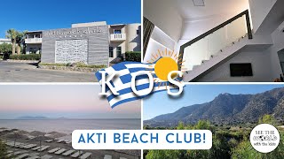 AKTI BEACH CLUB  ROOM TOUR  Family Maisonette Suite  Kos Kardamena [upl. by Moynahan]