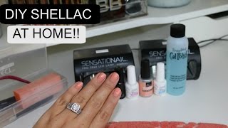 How to Do Your Own Shellac Gel Nails [upl. by Kirsti189]