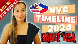 NVC TIMELINE for K1 Visa 2024  Fiancé Visa filipina greek american couple ldr fiancee [upl. by Keir]