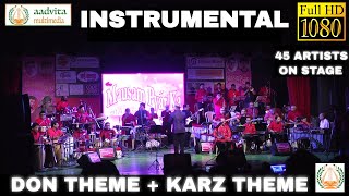 Don Theme amp Karz Theme Medley  Instrumental  Aadvita Multimedia [upl. by Atsylac]