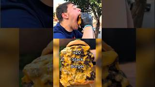 Worlds LARGEST MOUTH Gape 🤯 Issac Johnson Record Burger Stack Challenge [upl. by Darian]