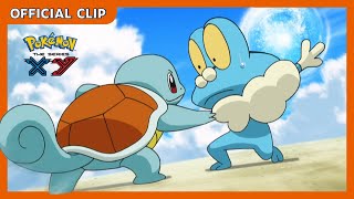 Pokémon Summer Camp Battle  Pokémon the Series XY  Official Clip [upl. by Kenweigh]