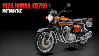 1974 Honda CB750 Motorcycle [upl. by Airual40]