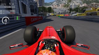 Ferrari F2004 Slick Tyres  Monaco 2022  Assetto Corsa [upl. by Nivac]