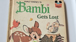 Read With Me Walt Disneys Bambi Gets Lost [upl. by Prudhoe470]