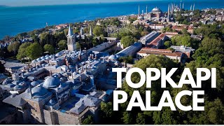 TOPKAPI PALACE AND FISHING BOATS  ISTANBUL  DRONE FLY [upl. by Ittocs]