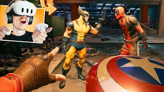 This Marvel VR Game Will Blow Your Mind  Marvel Powers United on Quest 3 [upl. by Adolfo]