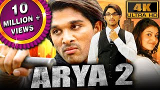 Arya 2 4K  Allu Arjun Blockbuster Romantic Action Film  Kajal Aggarwal Navdeep Brahmanandam [upl. by Sammy]