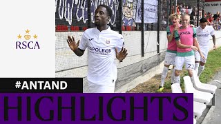 HIGHLIGHTS Antwerp  RSC Anderlecht  20242025 [upl. by Ahtiek]