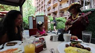 Aulani Character Breakfast 1 [upl. by Assylem]