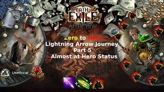 Lightning Arrow Deadeye Zero to Hero Part 5 Almost at Hero Status  Path of Exile 323 [upl. by Ziom187]