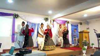 Nachideu Baini  Nepali Christian Dance  Evangelical Christian College [upl. by Barcroft]