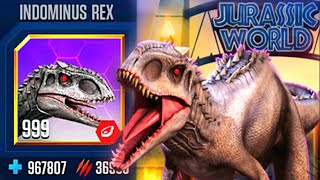 INDOMINUS REX LEVEL 999 PARTICIPATED IN THE EVENT INDOMINUS REX PACK  JURASSIC WORLD THE GAME [upl. by Brodeur]