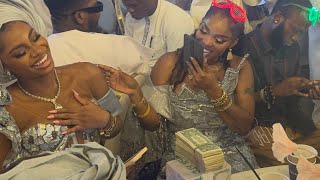 IYABO OJO AND HER DAUGHTER WITH PLENTY DOLLARS AT DAVIDO AND CHIOMA’S WEDDING CEREMONY [upl. by Lovell963]