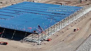 Tesla Semi Factory Progress Video for 9132024 [upl. by Yauqram]