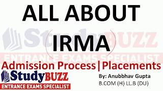 All about IRMA  Placements Admission process Fees structure Cut Offs [upl. by Beberg]