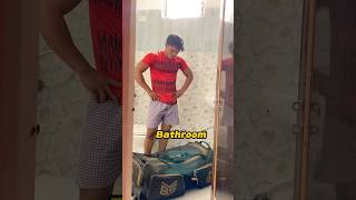 Kit bag bathroom ke Ander rakhna pada 😱🤯 vlog cricketervlog minivlog shortvideo shorts [upl. by Ameer]