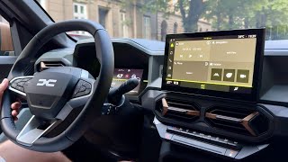 New DACIA DUSTER 2024  DRIVING in the city 4X4 mild hybrid [upl. by Sykleb]